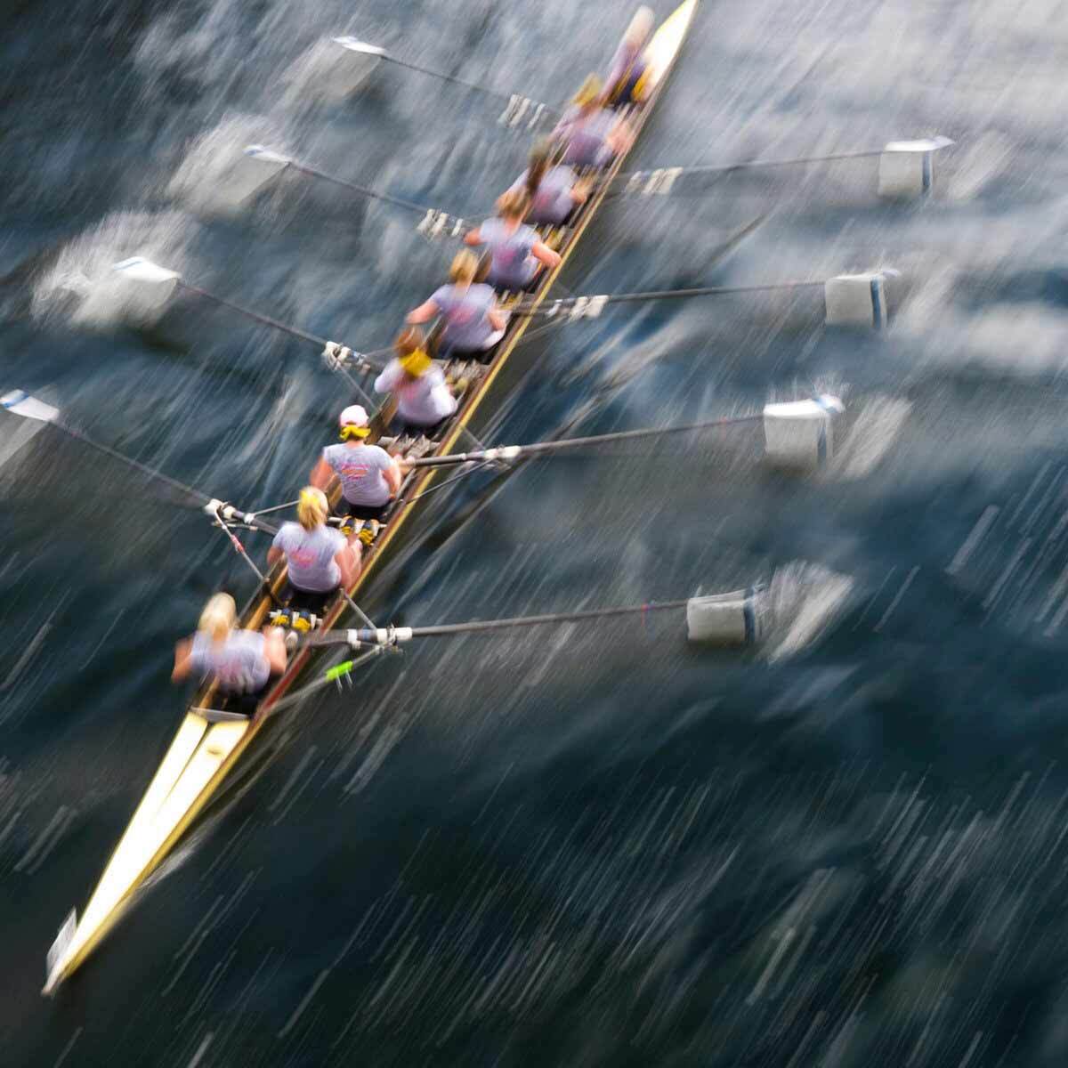 Rowers Rowing